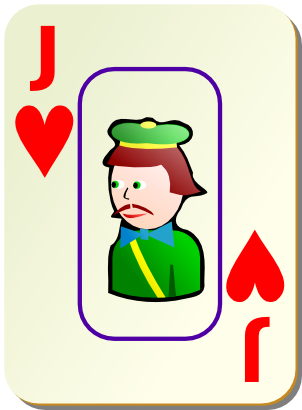 Download free game card heart jack icon